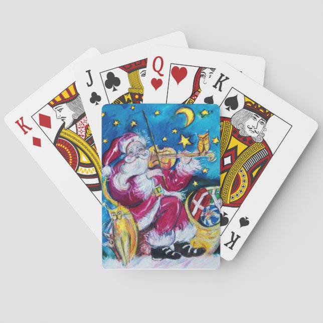 INSPIRED SANTA POKER CARDS (Back)