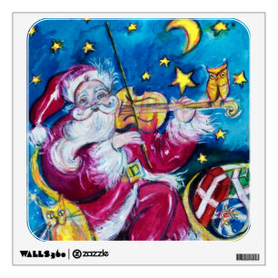 INSPIRED SANTA WALL DECAL