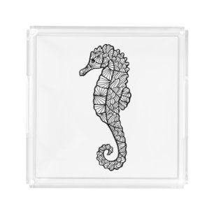 Inspired Sea Horse Acrylic Tray