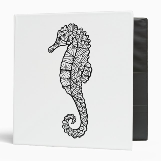 Inspired Sea Horse Binder (Front/Inside)