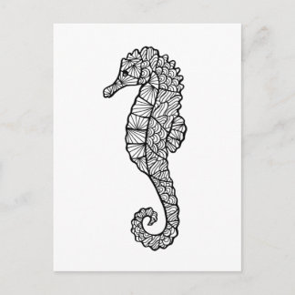 Inspired Sea Horse Postcard