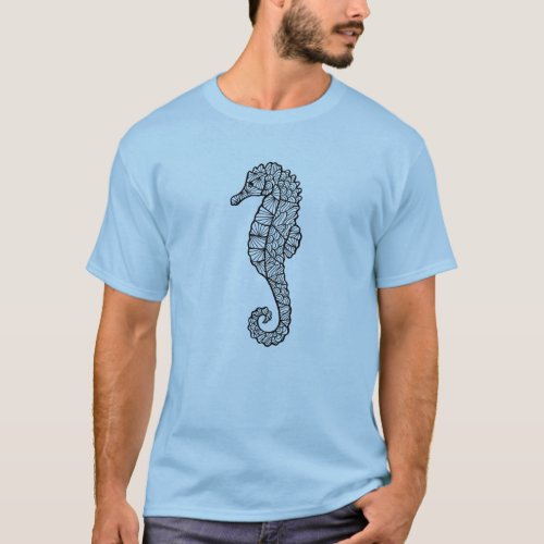 Inspired Sea Horse T_Shirt