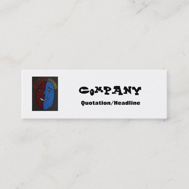 Inspired Skinny Business/Jewelry/Art Tag (Front)