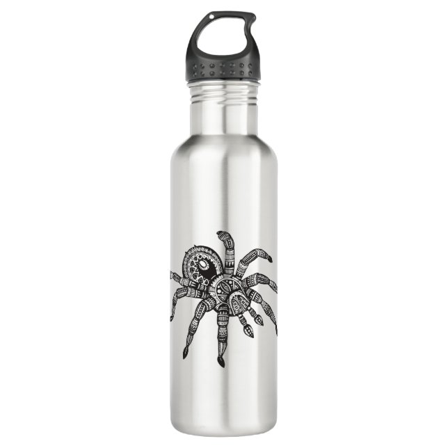 Inspired Spider Stainless Steel Water Bottle (Front)