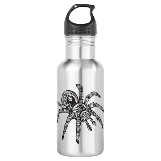 Inspired Spider Stainless Steel Water Bottle (Front)