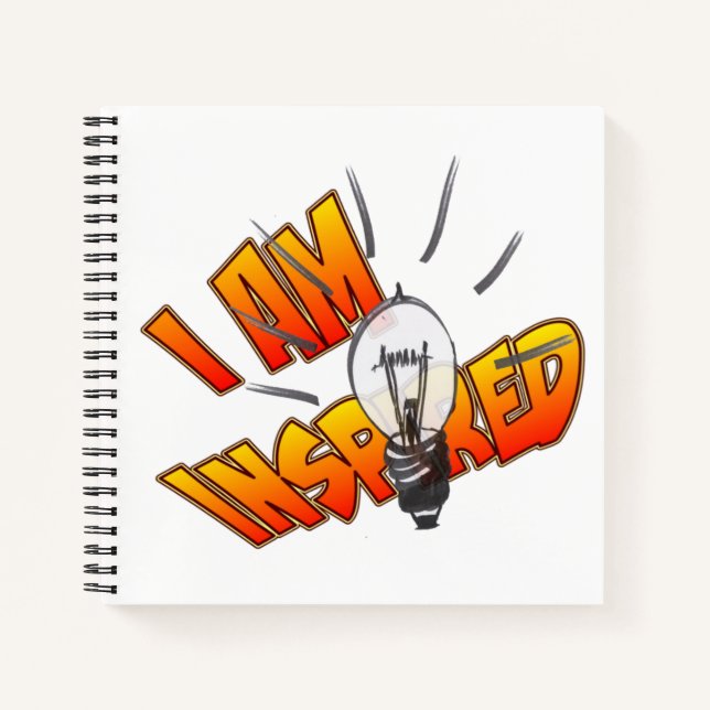 Inspired Square Notebook (Front)