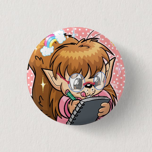 Inspired Squelf! Pinback Button (Front)