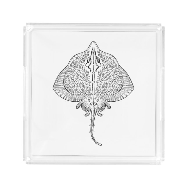 Inspired Stingray Totem Acrylic Tray (Front)