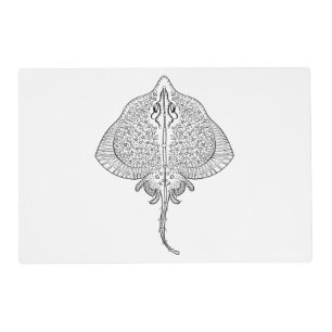 Inspired Stingray Totem Placemat