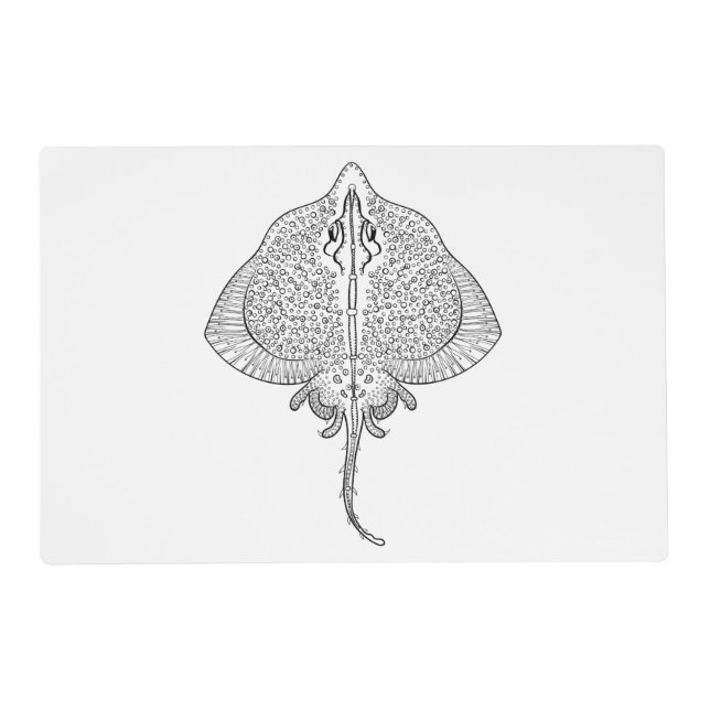 Inspired Stingray Totem Placemat (Front)