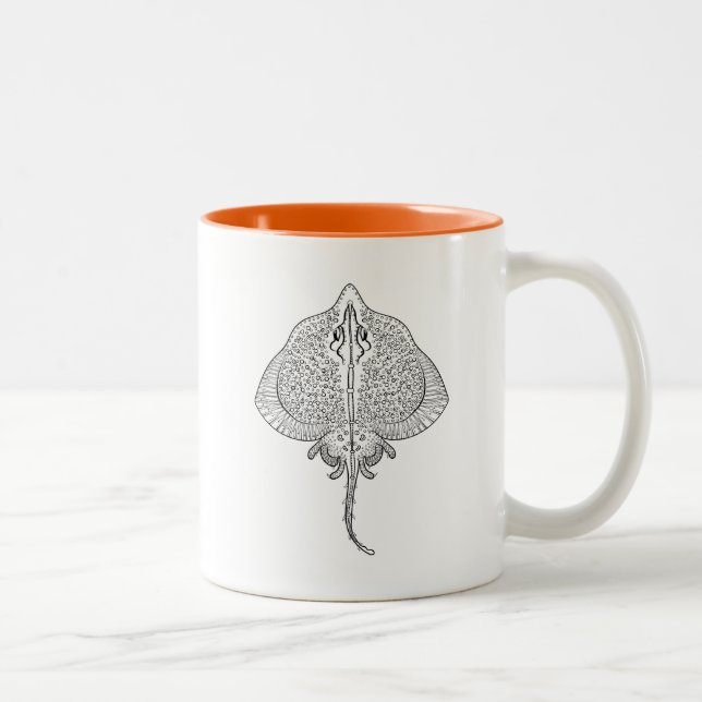 Inspired Stingray Totem Two-Tone Coffee Mug (Right)
