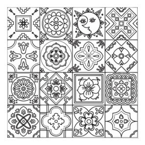 Inspired Talavera Pattern 2 Poster