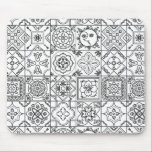 Inspired Talavera Pattern Mouse Pad<br><div class="desc">Adult Coloring Talavera Seamless Pattern| © and ® Bigstock® - All Rights Reserved.</div>