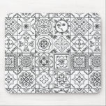 Inspired Talavera Pattern Mouse Pad<br><div class="desc">Adult Coloring Talavera Seamless Pattern| © and ® Bigstock® - All Rights Reserved.</div>