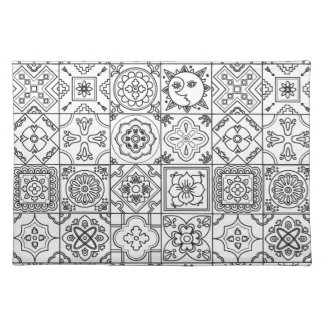 Inspired Talavera Pattern Placemat