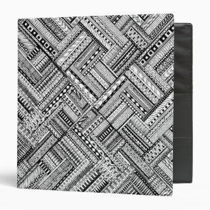 Inspired Tribal Art Pattern Binder