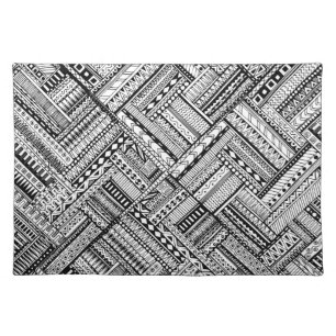 Inspired Tribal Art Pattern Placemat