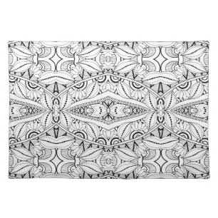 Inspired Tribal Design Cloth Placemat