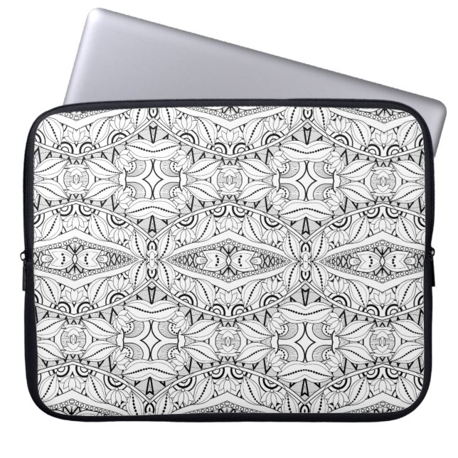Inspired Tribal Design Laptop Sleeve (Front)