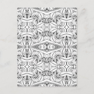Inspired Tribal Design Postcard