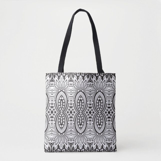 Inspired Tribal Drawing 2 Tote Bag (Front)