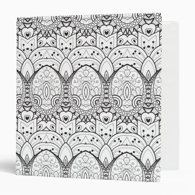 Inspired Tribal Illustration Binder (Front/Inside)