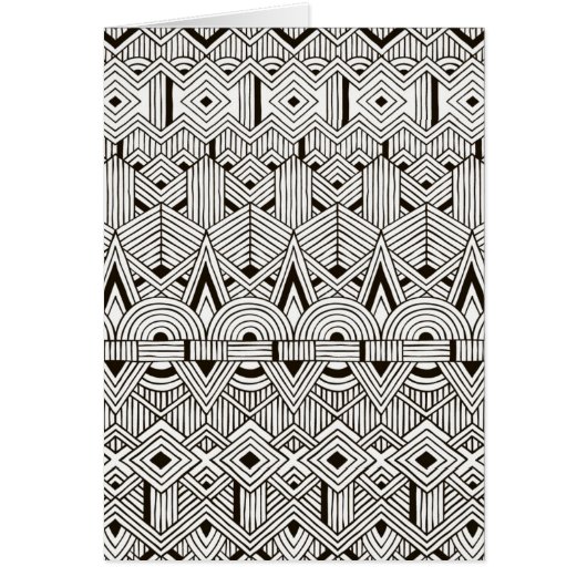 Inspired Tribal Pattern Cards (Front)