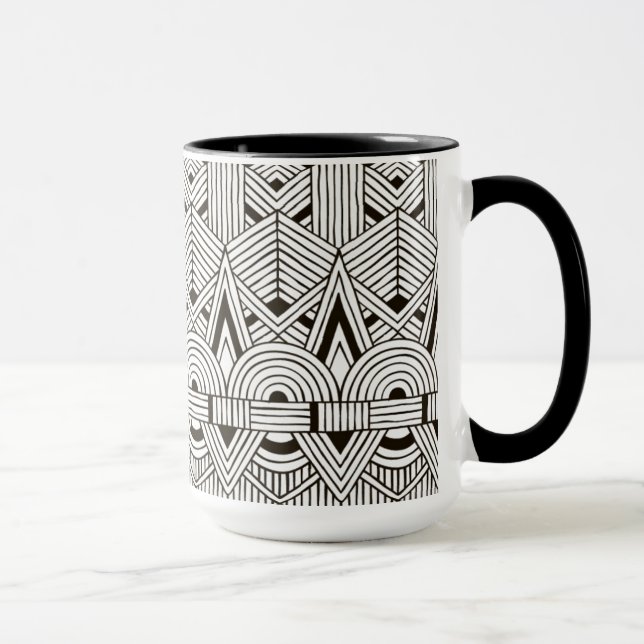 Inspired Tribal Pattern Mug (Right)