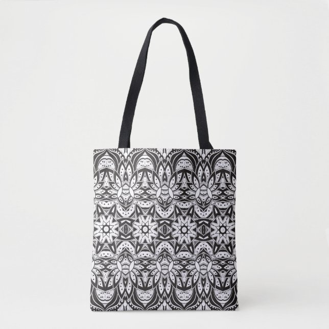 Inspired Tribal Style  Illustration 2 Tote Bag (Front)