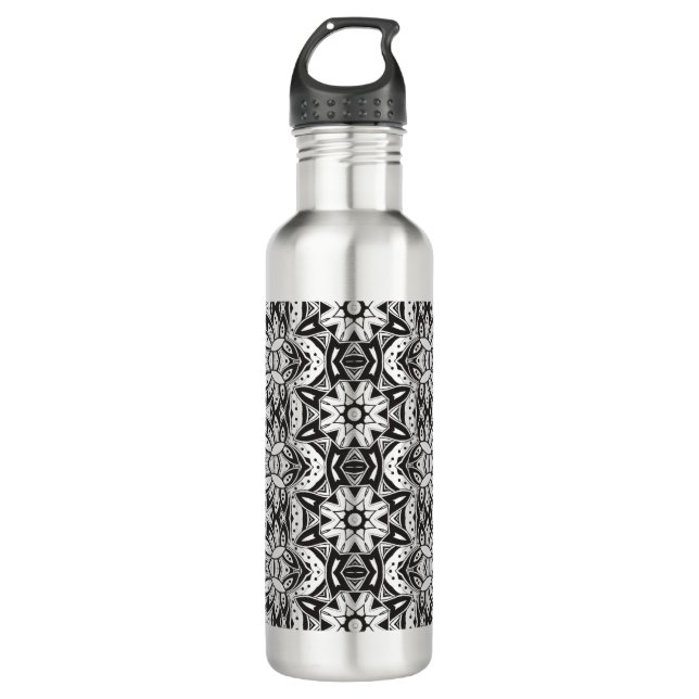 Inspired Tribal Style  Illustration Stainless Steel Water Bottle (Front)