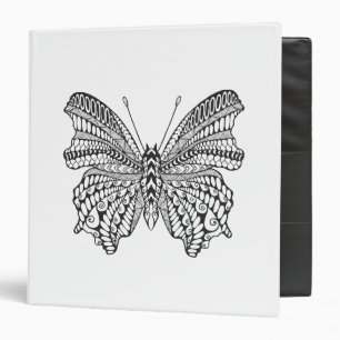 Inspired Tropical Butterfly Binder