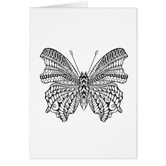 Inspired Tropical Butterfly Cards (Front)