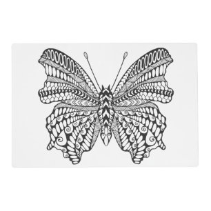 Inspired Tropical Butterfly Placemat