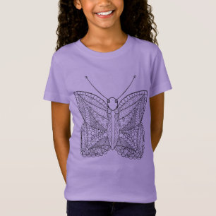 Inspired Tropical Design Butterfly T-Shirt