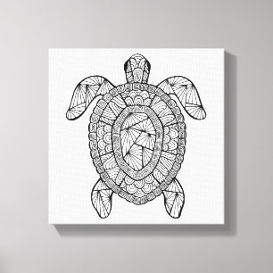 Inspired Turtle 6 Canvas Print