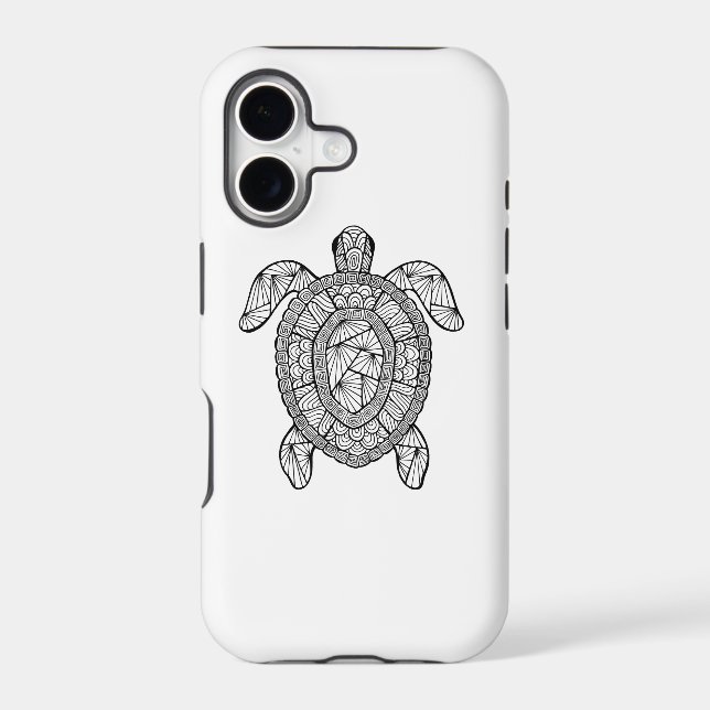 Inspired Turtle Iphone Case (Back)