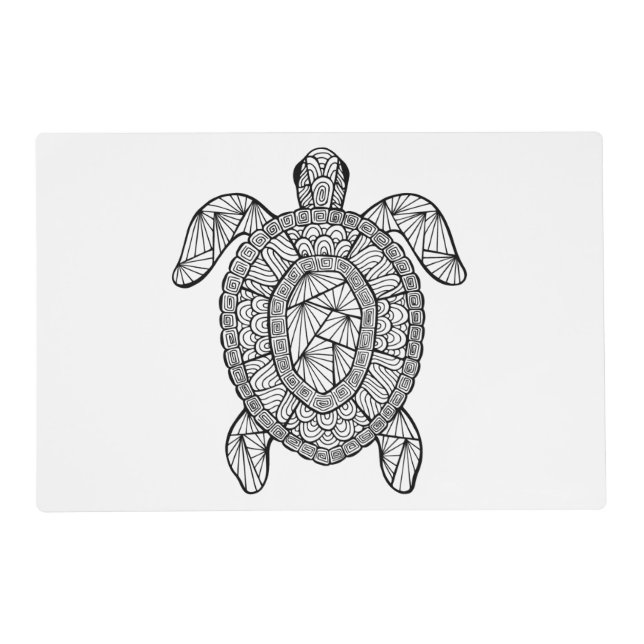 Inspired Turtle Placemat (Front)