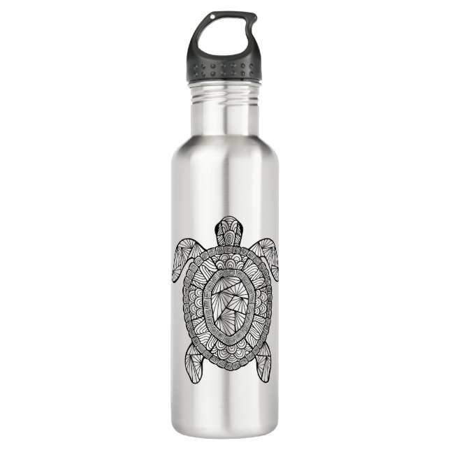 Inspired Turtle Water Bottle (Front)
