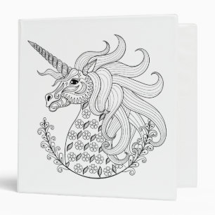 Inspired Unicorn 3 Ring Binder