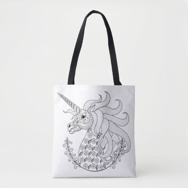 Inspired Unicorn 3 Tote Bag (Front)