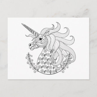 Inspired Unicorn Postcard