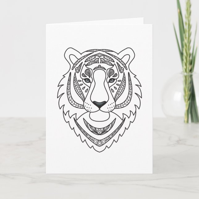 Inspired White Tiger Card (Front)