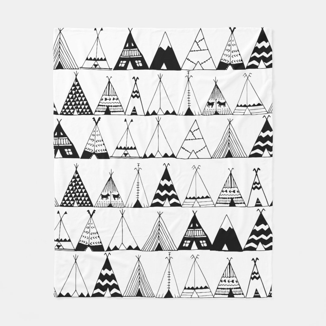 Inspired Wigwam Fleece Blanket Zazzle