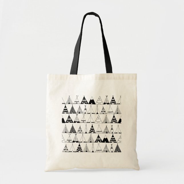 Inspired Wigwam Tote Bag (Front)