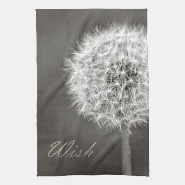 Inspired Wish Dandelion Towel (Vertical)