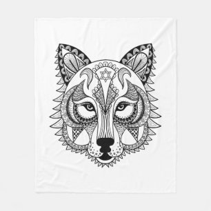 Inspired Wolf Fleece Blanket