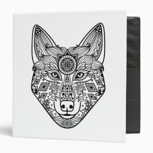 Inspired Wolf Head Binder