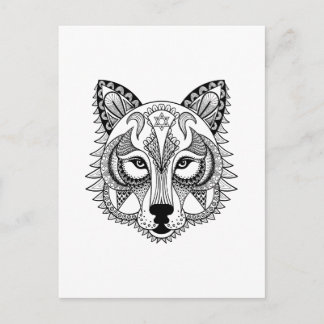 Inspired Wolf Postcard