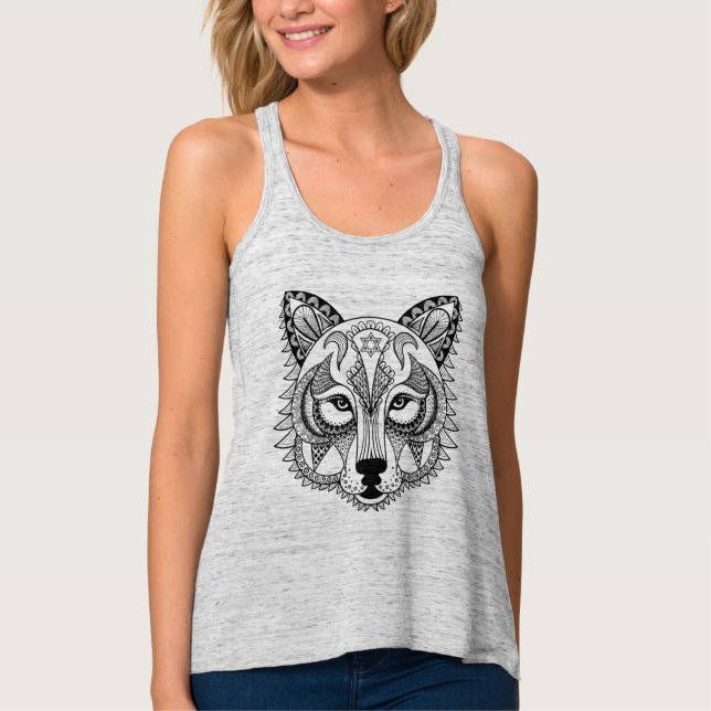 Inspired Wolf Tank Top (Front)