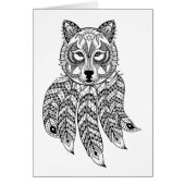 Inspired Wolf With Dreamcatcher (Front)